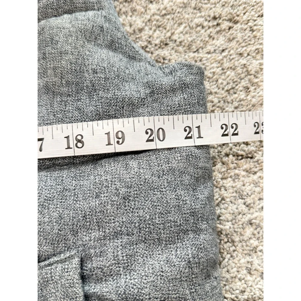 Banana Republic Mens  Classic Grey Marl Quilted Puffer Vest Medium